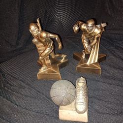Three Trophies To Football One Basketball