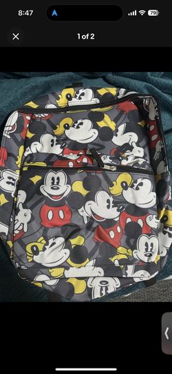 Brand New Standing All over Mickey Backpack
