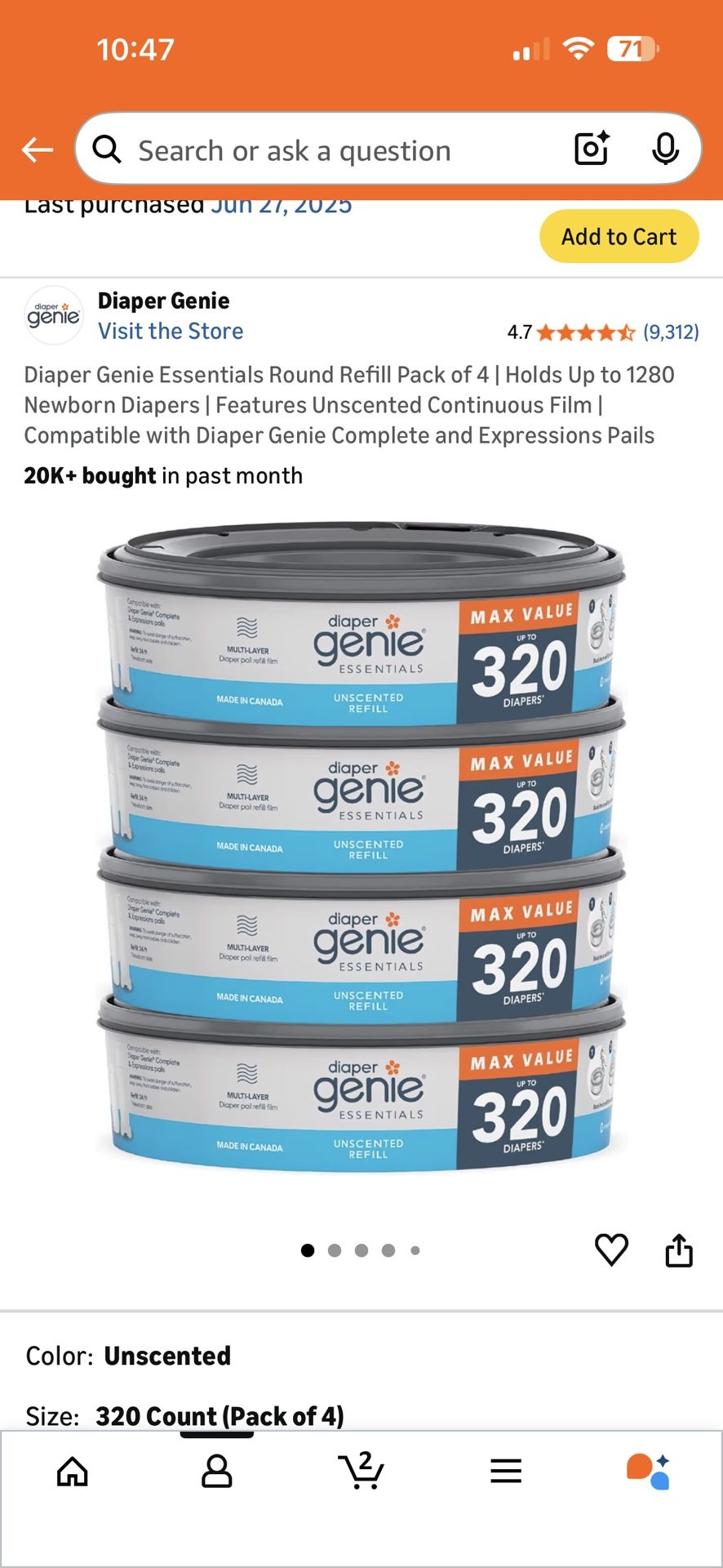 Diaper Genie Refill Bags