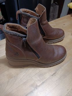Bull Boxer Chelsea Wedge Women's Leather Boots