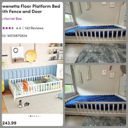Gwenetta Floor Platform Bed