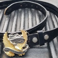 Harley Davidson Belt And Buckle $150