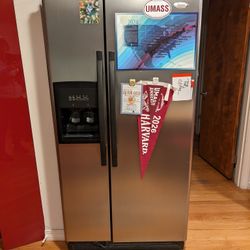 Whirlpool refrigerator side-by-side plus new water filter