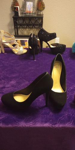 Black Anointed Heels
