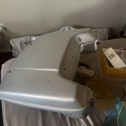 Harley Tour Pack Razor Silver Just Painted 