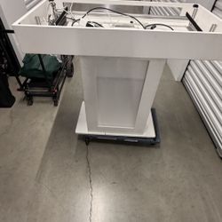 White Dj Booth. (cut For Rev7 Controller)