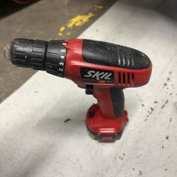 Skil 9.6 Volt Cordless Dual Source 3/8” Drill Driver&Battery Untested No Charger