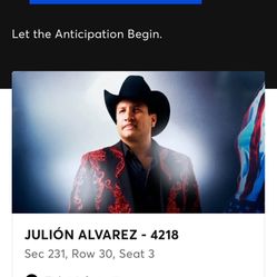 JULIÓN ALVAREZ Ticket