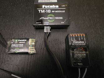Futaba TM-18, R9001SB and R7206SB.