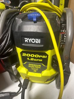 Ryobi Pressure Washer Electric 2000 psi