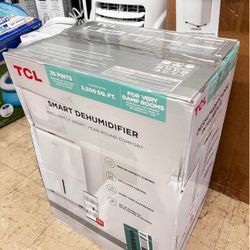 35 Pint Smart Dehumidifier, 3,500 sq. ft., White, New in Box