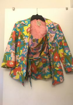 Nanette Lenore jacket & Corset Top sz 6