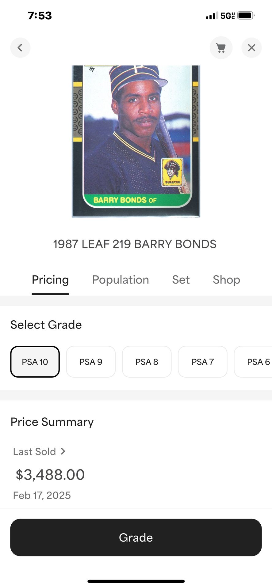 Baseball cards
