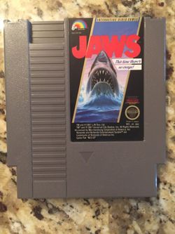 Nintendo NES Game: Jaws