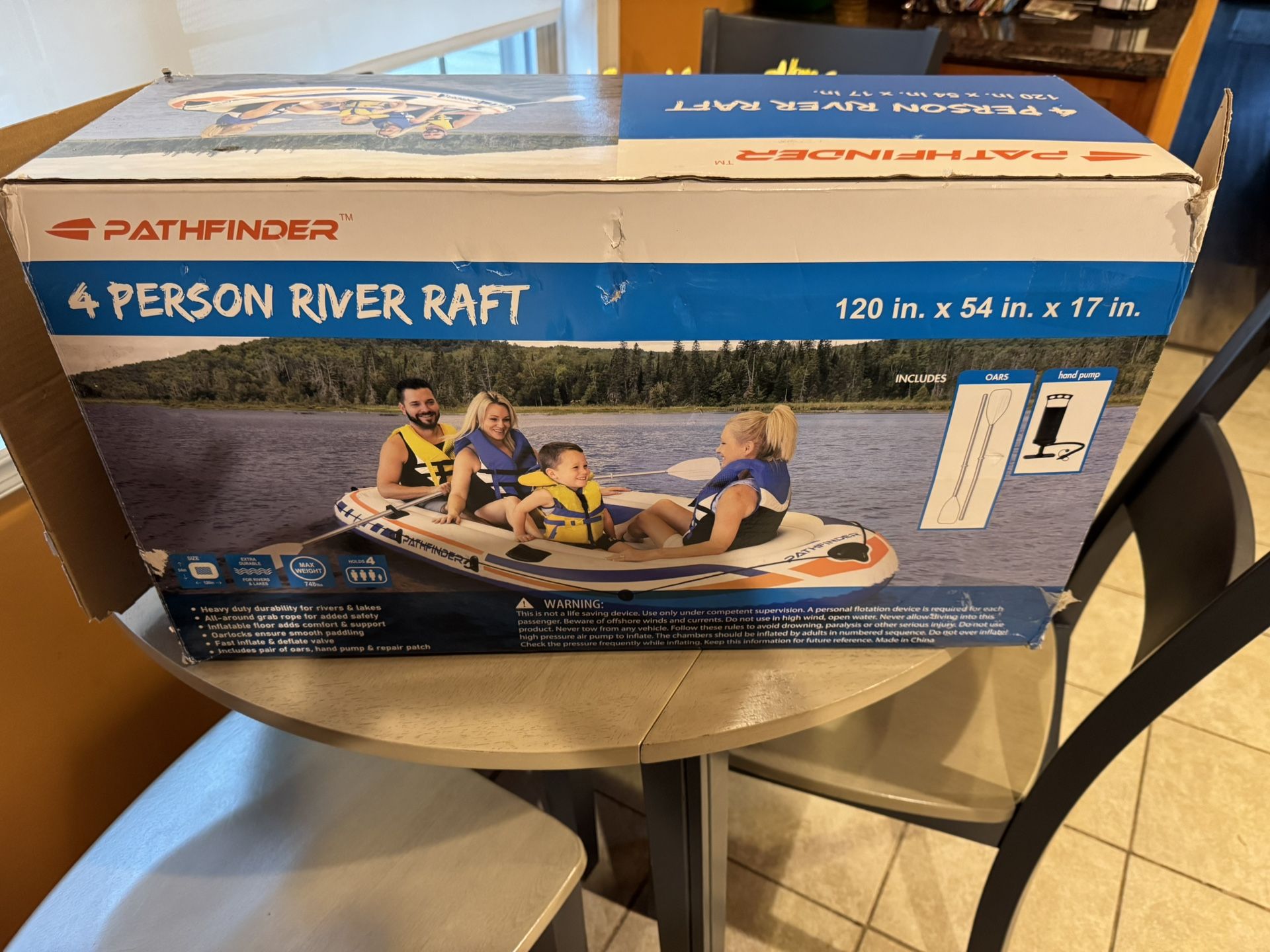 4 Person River Raft