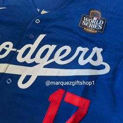 Men's Ohtani WS Dodgers Jerseys 
