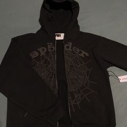 Sp5der OG Web V2 Phantom Zip Up Hoodie
