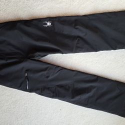 Spyder Boys Propulsion Ski Pants Sz 18, Black, Very Good Condition, Price OBO