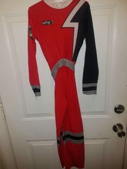 Halloween costume power Rangers spd red ranger boys size 7/8