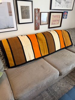 Midcentury Kilim Wool Rug