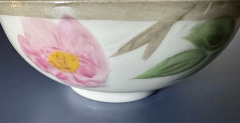 Franciscan Desert Rose Footed Oatmeal Bowl
