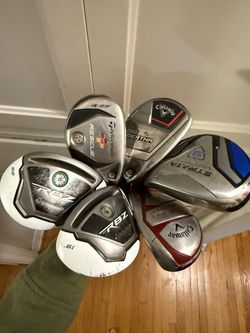 Callaway & TaylorMade Hybrids + Strata 3 Wood