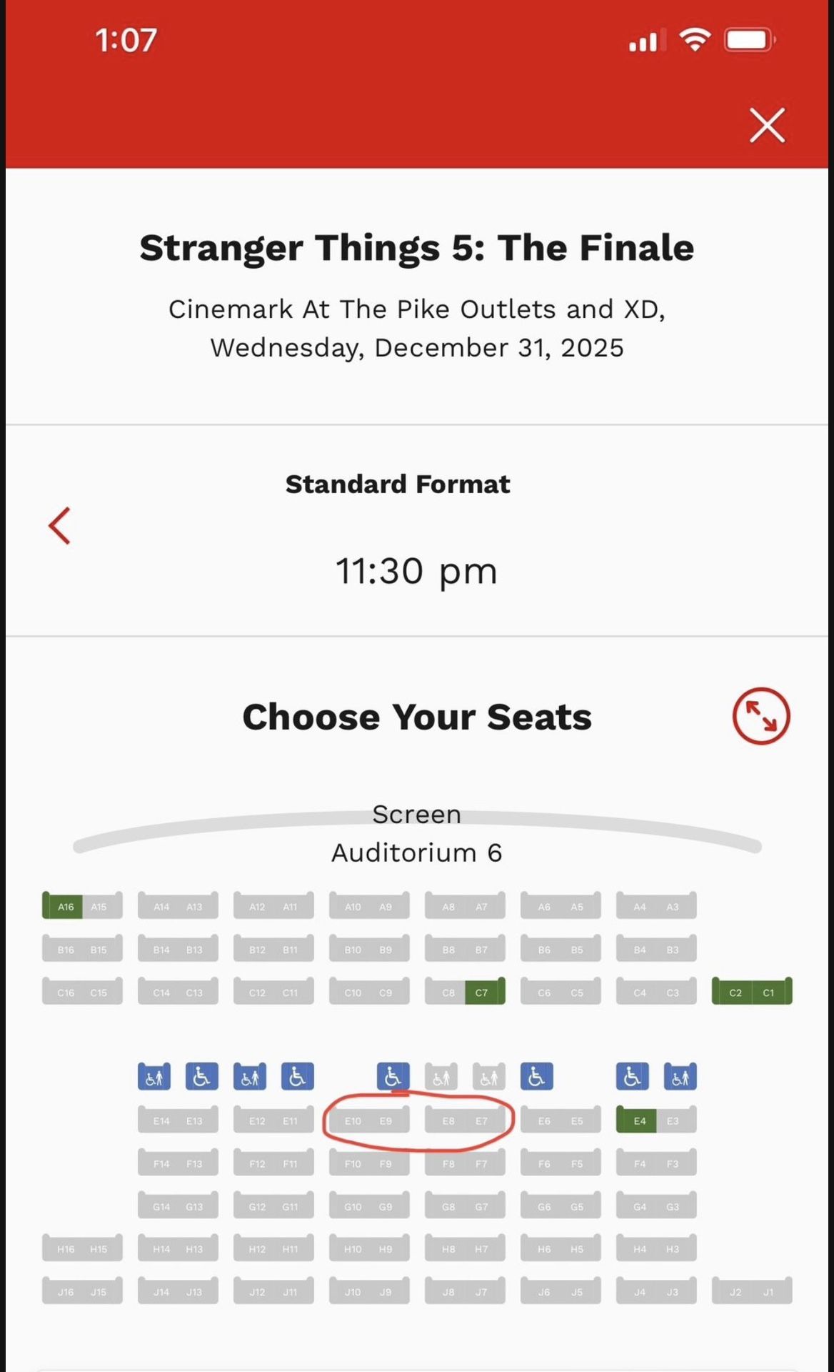 4 PRIME TICKETS for 12/31 Stranger Things 5: The Finale in Theaters