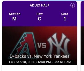 Arizona Diamondbacks vs New York Yankees - Fri Sep 18