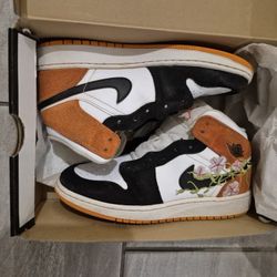 Air Jordan 1 Mid SE Orange Blossom (With Box)