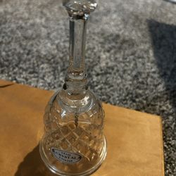 Vintage Glass Lead Crystal Bell