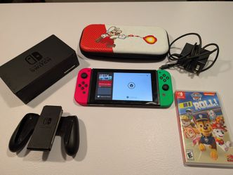 Nintendo Switch Paw Patrol Game, Console, Case etc.