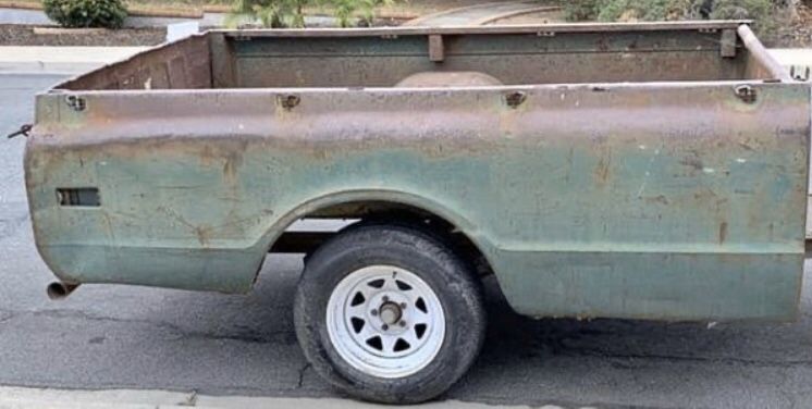 1968 Chevy truck long bed PARTS! The first few pictures are of bed before I cut it apart. AS IS BED PARTS!! Make offer the worst thing is I say no to