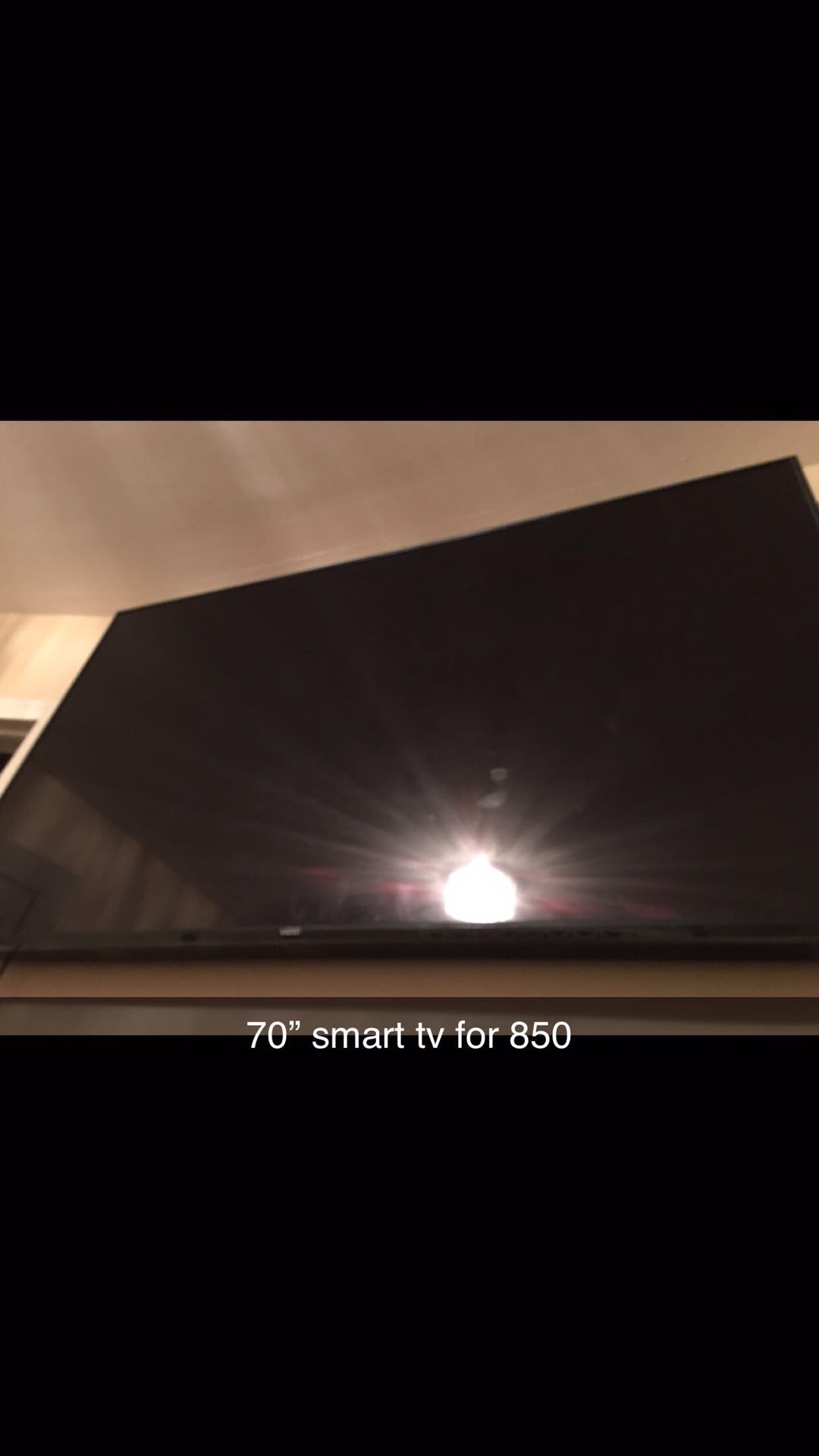 70” Vizio smart tv