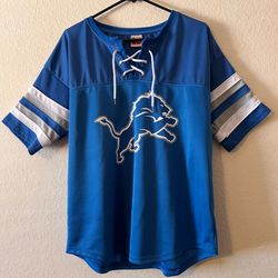 Wmns Ultra Game NFL Detroit Lions team logo shirt (XL)