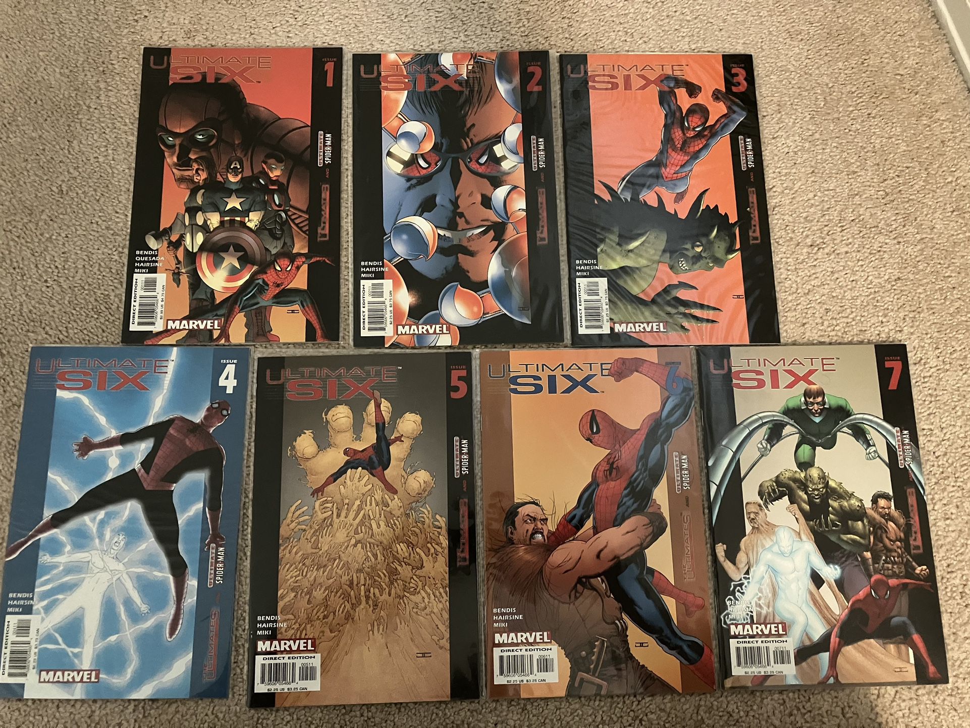 2003 Ultimate Six Comics (Spider Man )