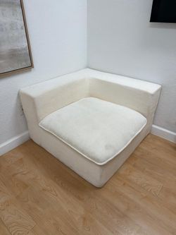 Oversized Lounge Chairs - Cream Color - 2 piece (CASH ONLY)