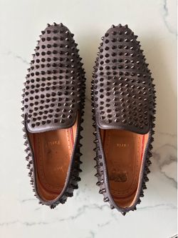 Christian Louboutin Men Dandelion  Spike Shoes