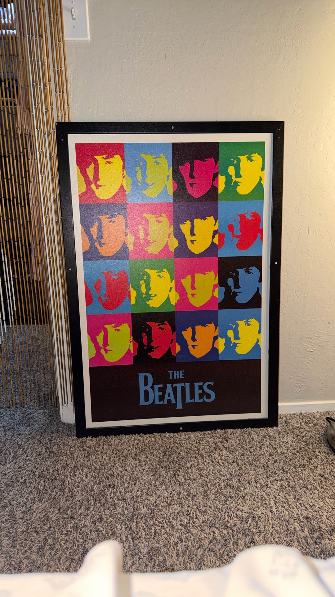 Beatles Poster Framed, Andy Worhol