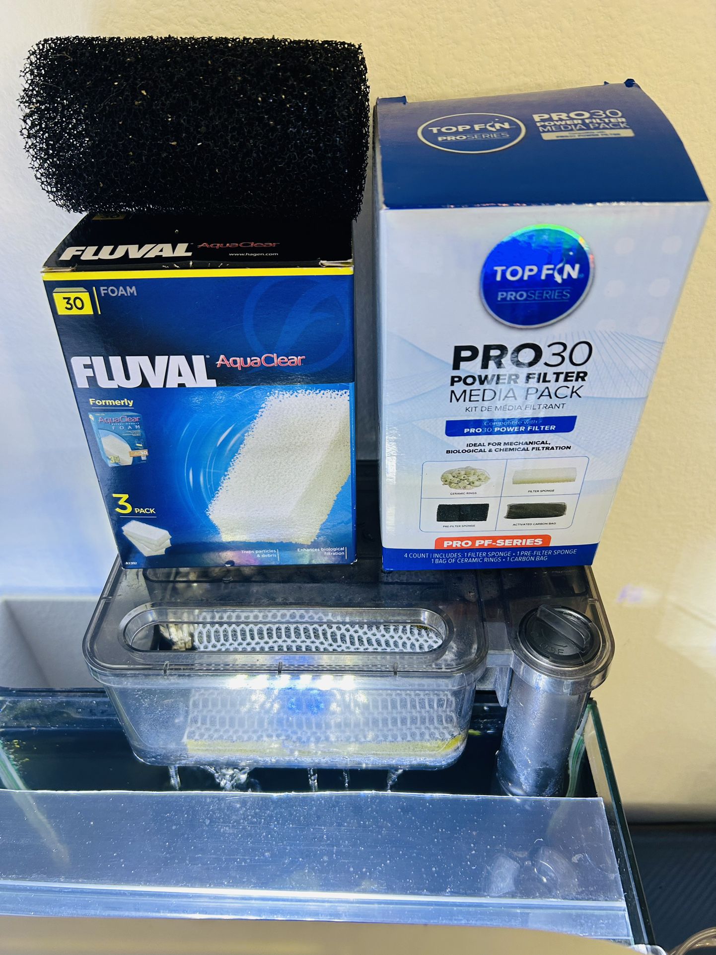 aquarium Top Fin® Pro Power Filter - 50 Gallon