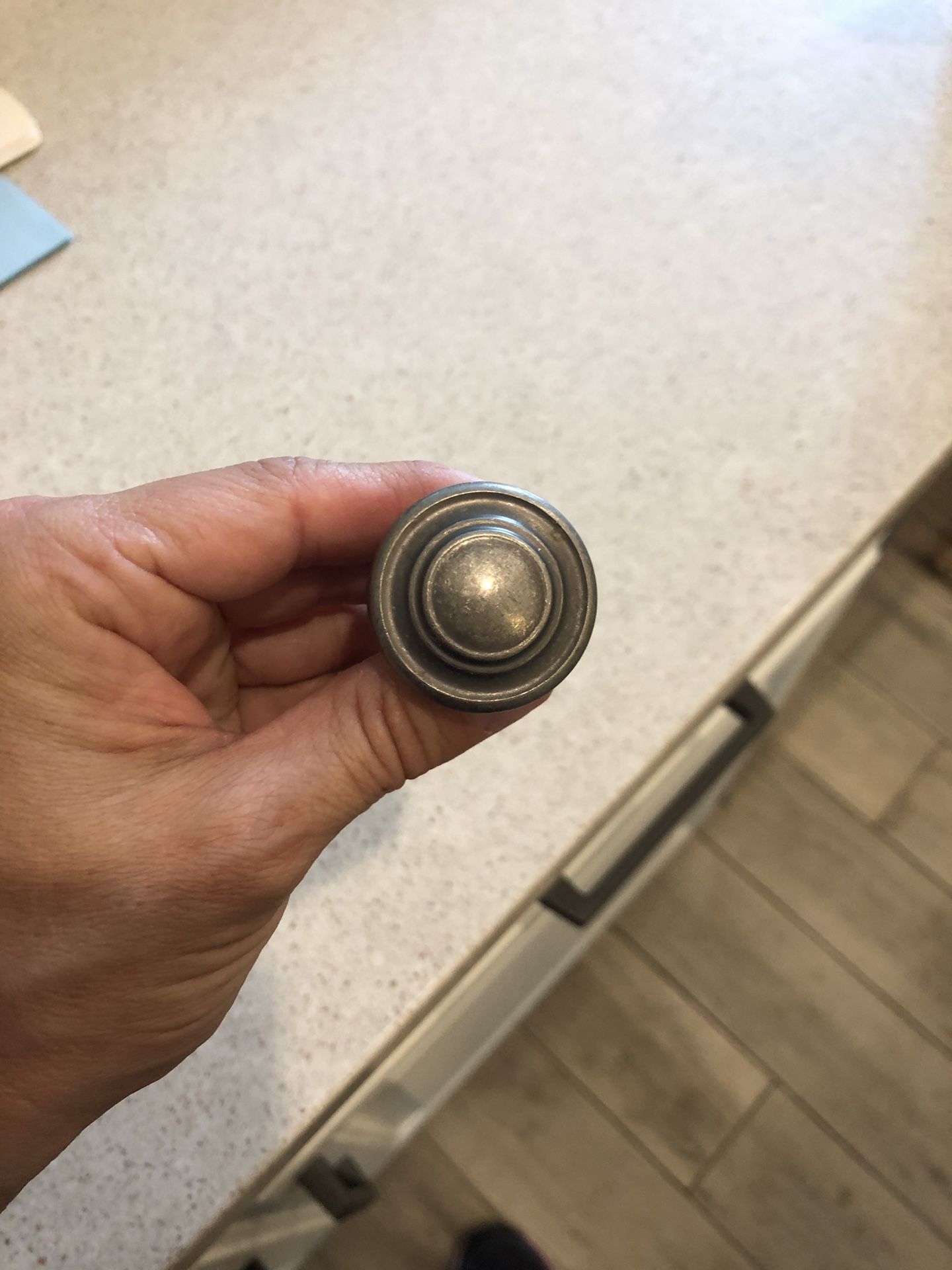 Brushed nickel kitchen drawer pulls
