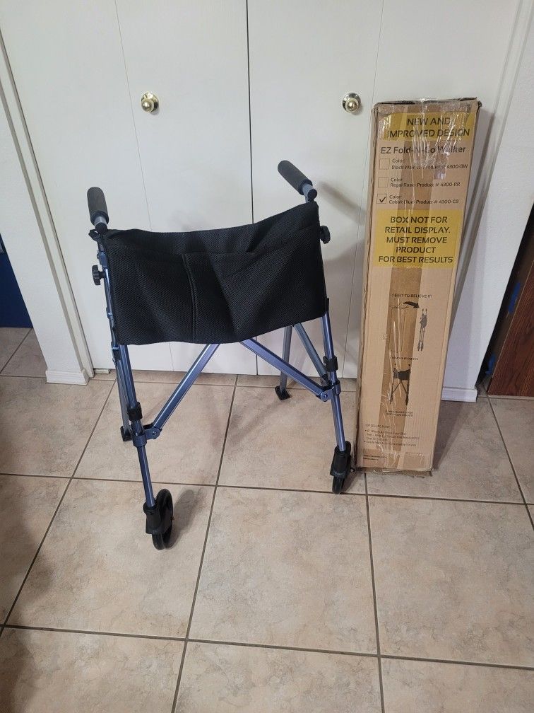 New!!! Stander  EZ Fold n Go Walker 