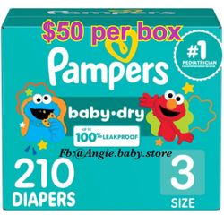 Pampers Baby Dry Size 3 Jumbo Box