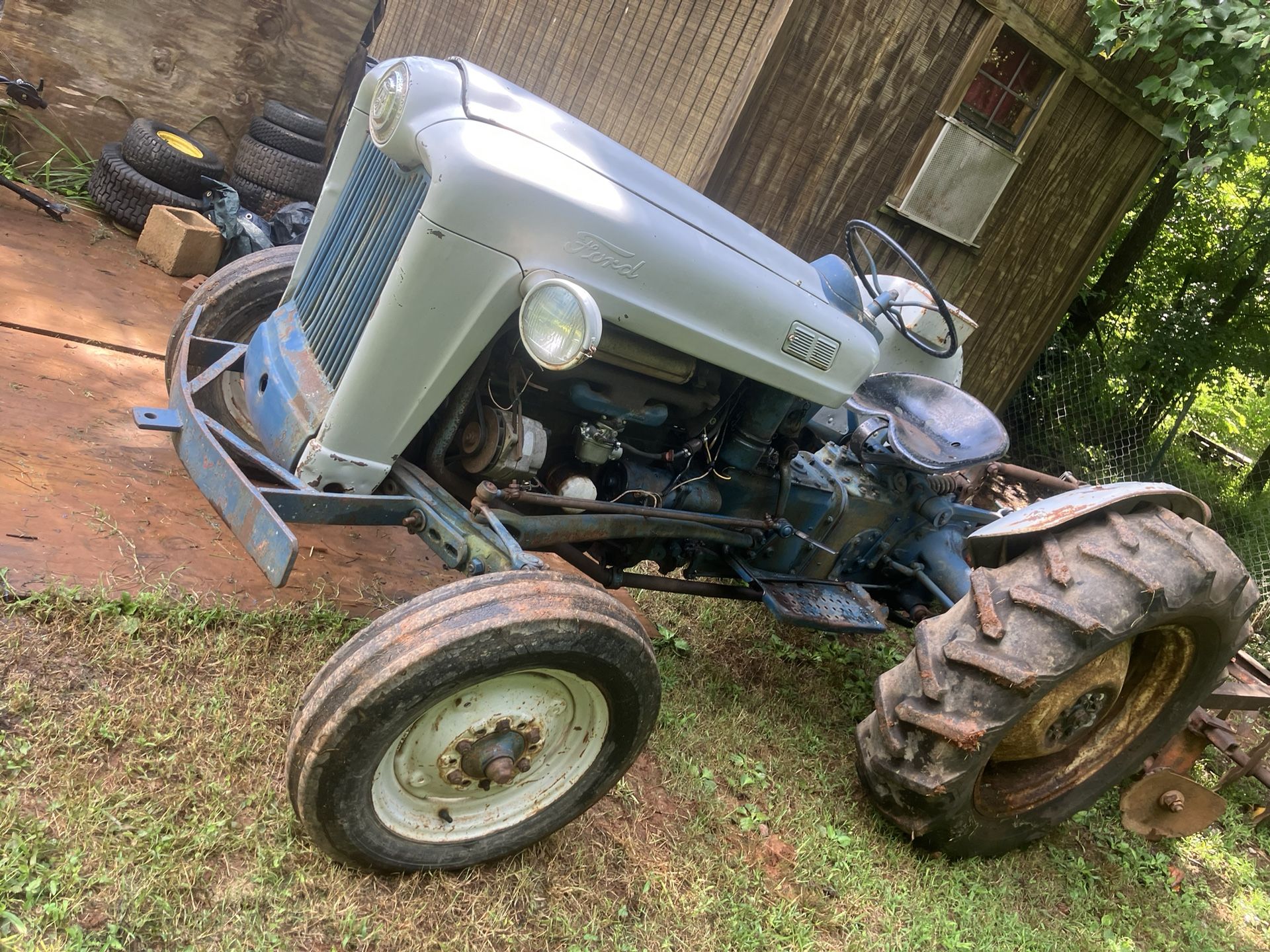 Ford Jubilee And 6 Foot Disc Harrow