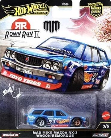 Hot Wheels Ronin Run 2, Mad Mike Mazda RX-3 Wagon