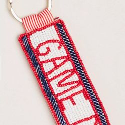 BEADED GAME DAY BAG CHARM