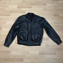 Hein Gericke Echt Leder Leather Motorcycle Jacket With Removable Liner Size 40