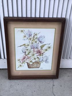 Casey print/ Picture in frame