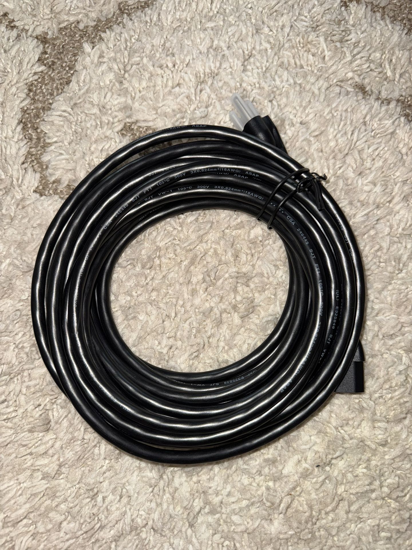 CULUSE 326979 CSA 246445 SJT FT1 300V Power Cord (new)