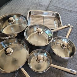 New Stainless Steel Cookware Set 