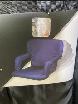 L.A Chargers Black Ventura Stadium Seat With Lunch Tote